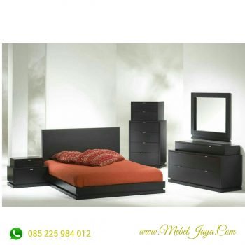 tempat tidur minimalis kayu