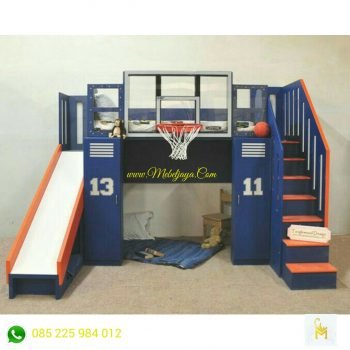 tempat tidur tingkat basket