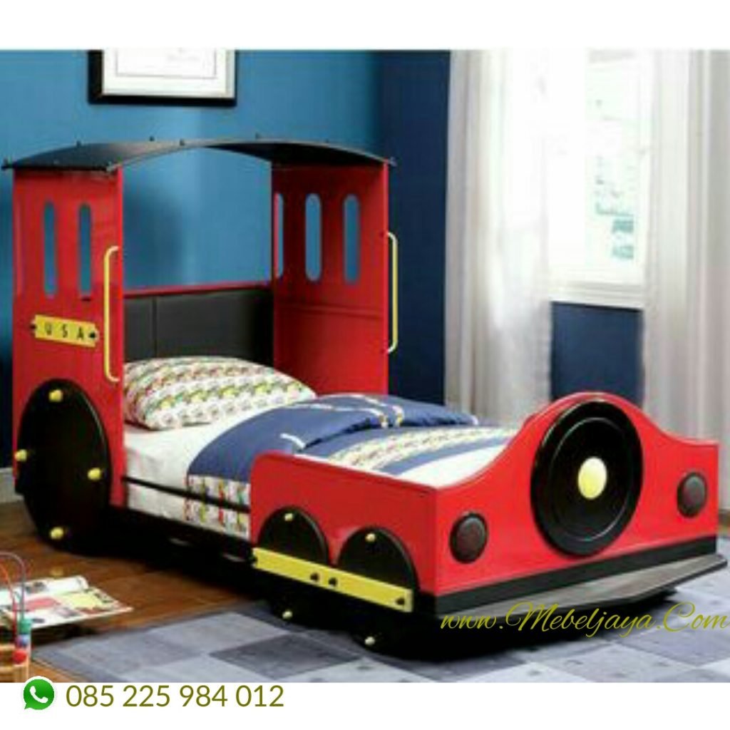 tempat tidur anak kereta api,tempat tidur anak,tempat tidur anak karakter