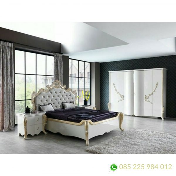set tempat tidur mewah modern minimalis zarra