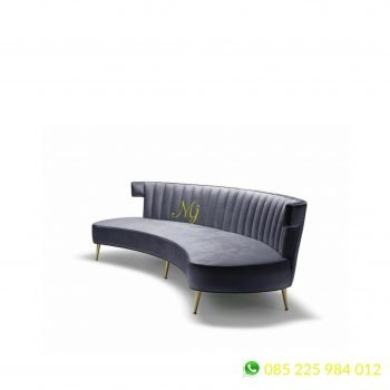 sofa mewah lengkung terbaru